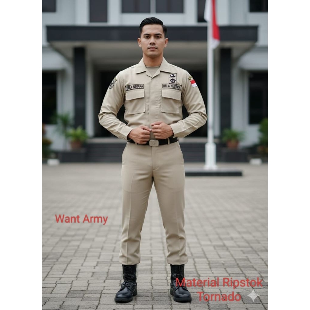 Seragam Kemhan Pdl Baju Kemhan Setelan Kemhan