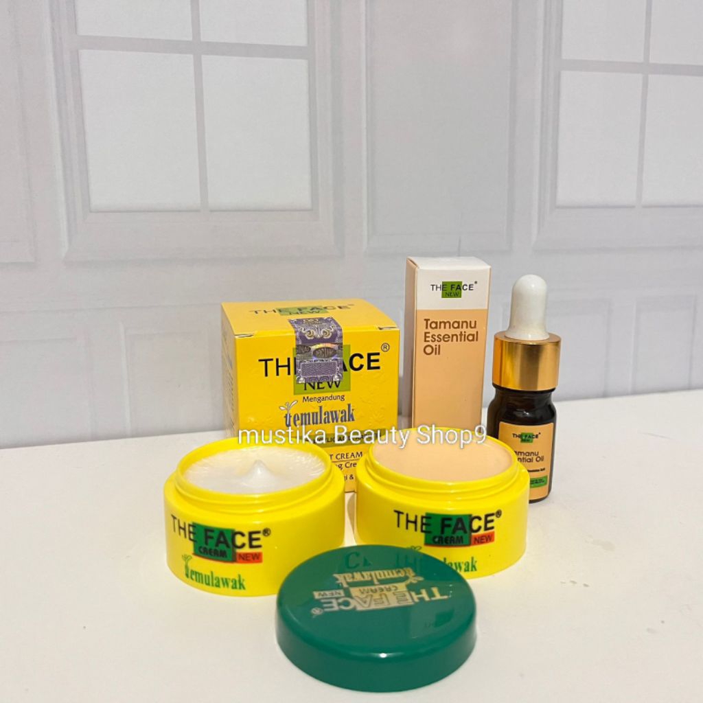 Paket Cream Temulawak The Face + Tamanu Oil BPOM