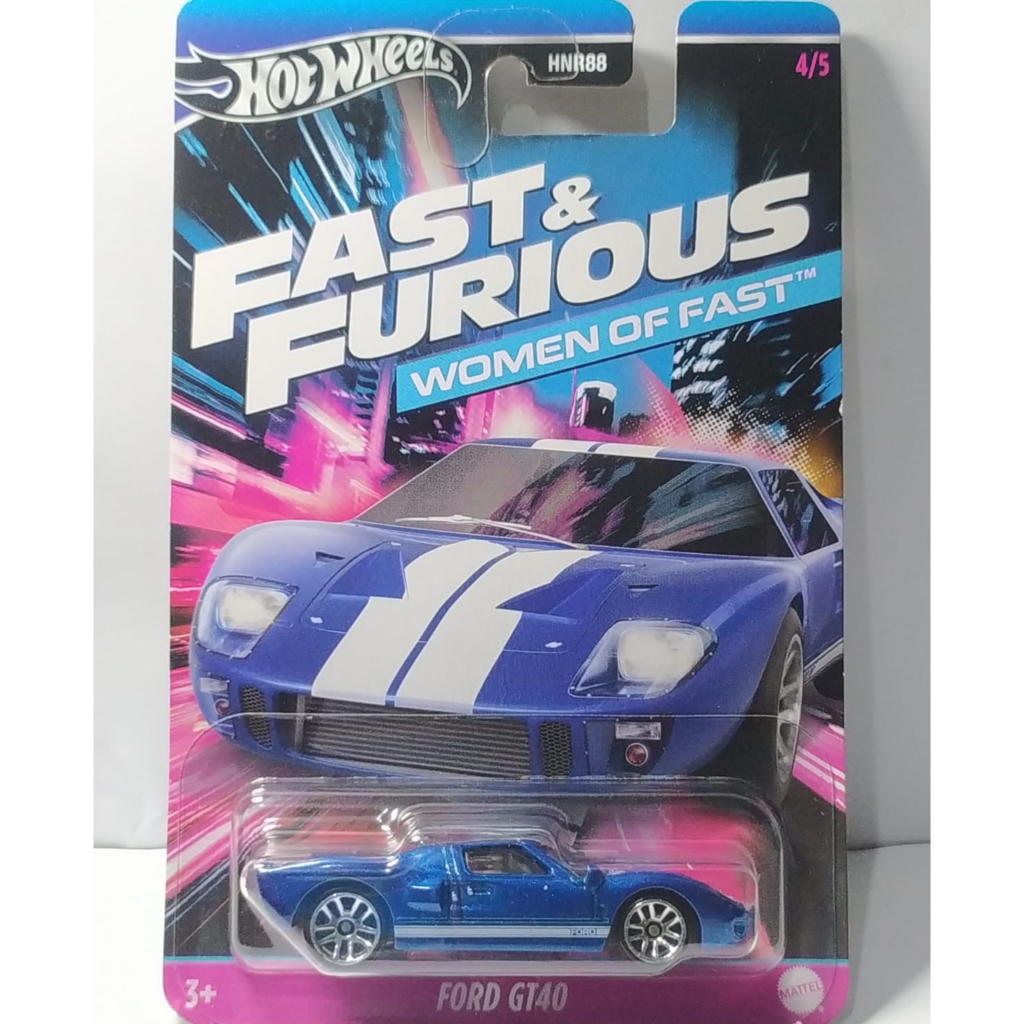 HOT WHEELS FAST & FURIOUS FORD GT40