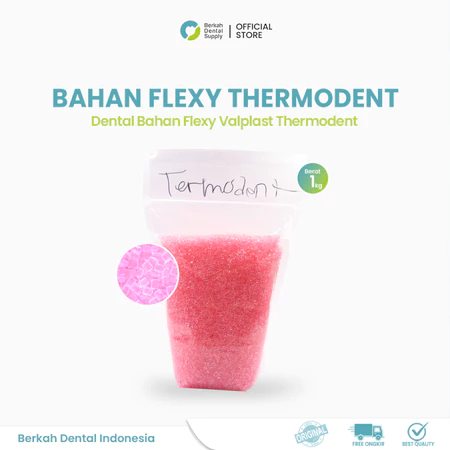 Bahan Flexi 500g Bahan Valplast K2 Resin Valplast Resin Flexi Bahan Flexi Valplast Lab GigiFlexi