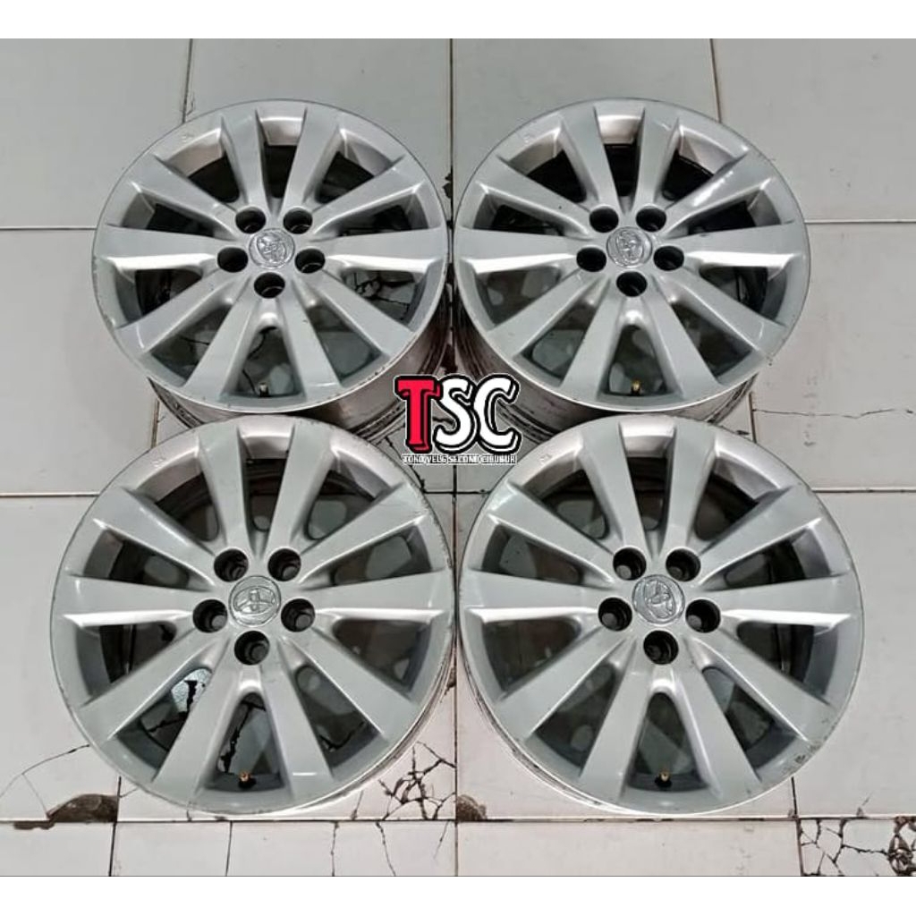 VELG ORI STANDAR COROLLA ALTIS RING 16 PCD 5X100 VELG ONLY SECOND