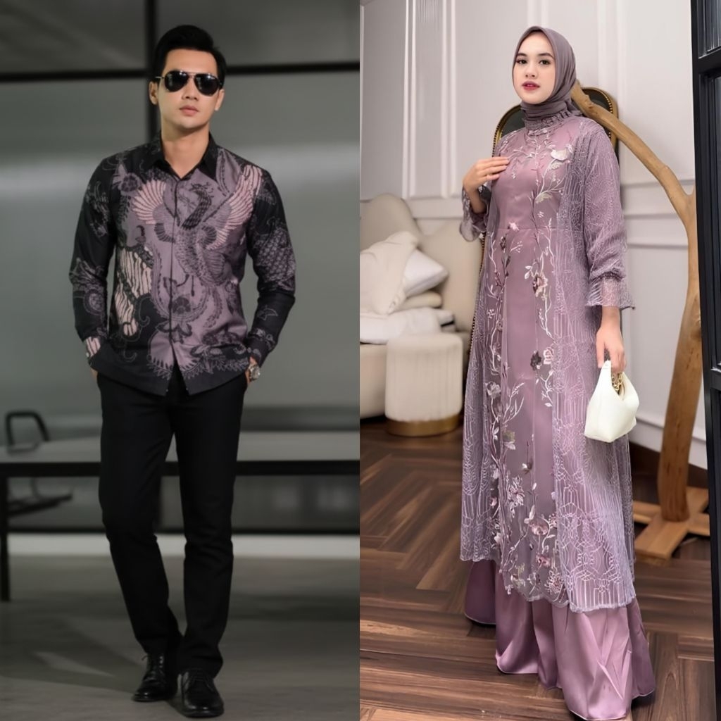 Gamis Lebaran 2025 Model Gamis Terbaru Sarimbit Brokat Remaja Kekinian Baju Pesta Kondangan Aestetic