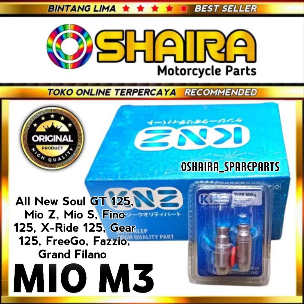 BOSH KLEP MIO M3 / BOTOL KLEP MIO M3/Z/S / SOUL GT 125 / FINO 125 / XRIDE 125 / FREEGO / FILANO / BO