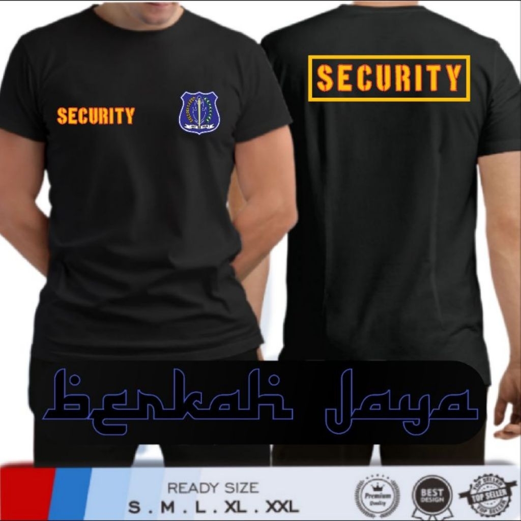 kaos security/kaos Satpam/kaos original