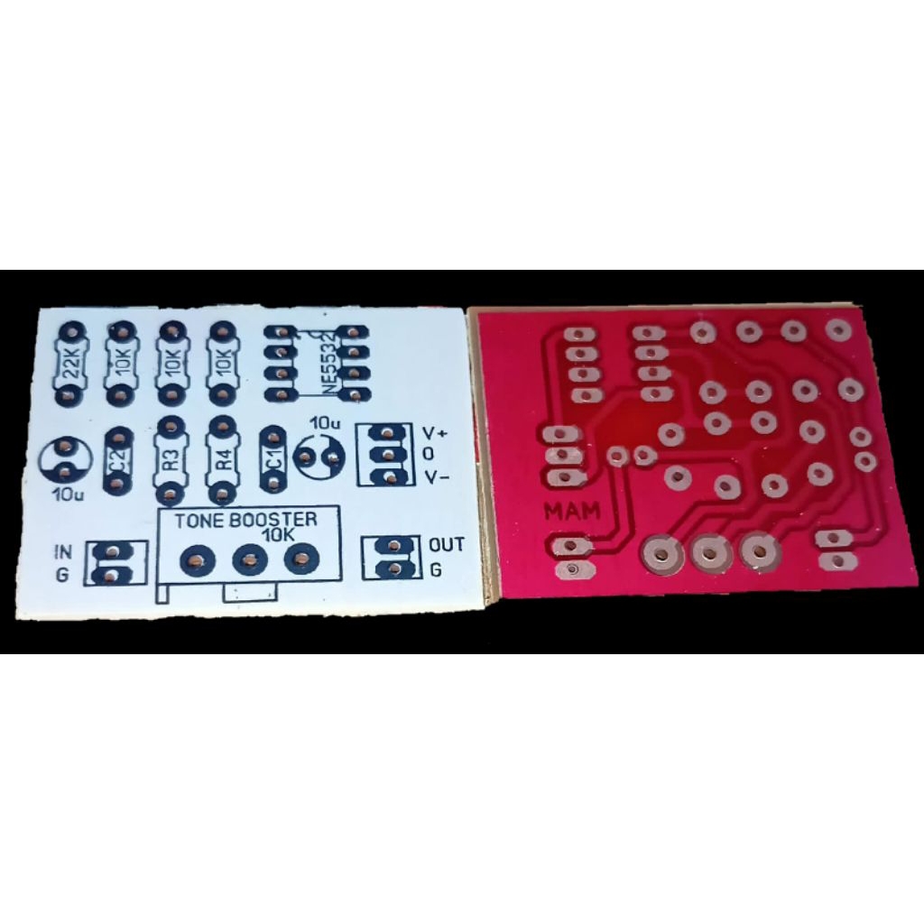 PCB TONE BOOSTER LOW MID HIGH MAM AUDIO