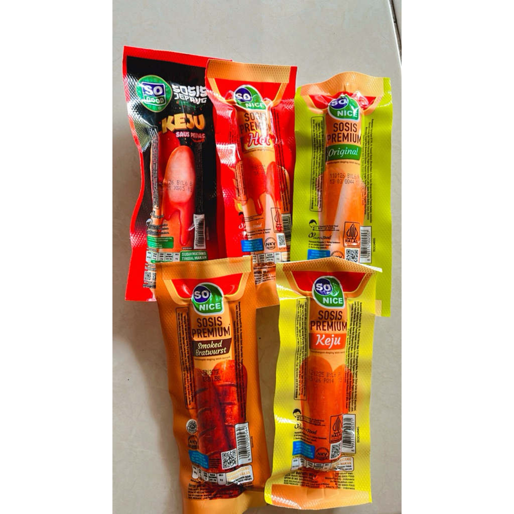 TERMURAH-SOSIS SONICE JUMBO SIAP MAKAN ANEKA VARIAN