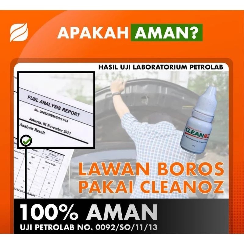 Cleanoz - Penghemat BBM - Bensin Mobil Motor Diesel / Cleanoz Original Arli Kurnia