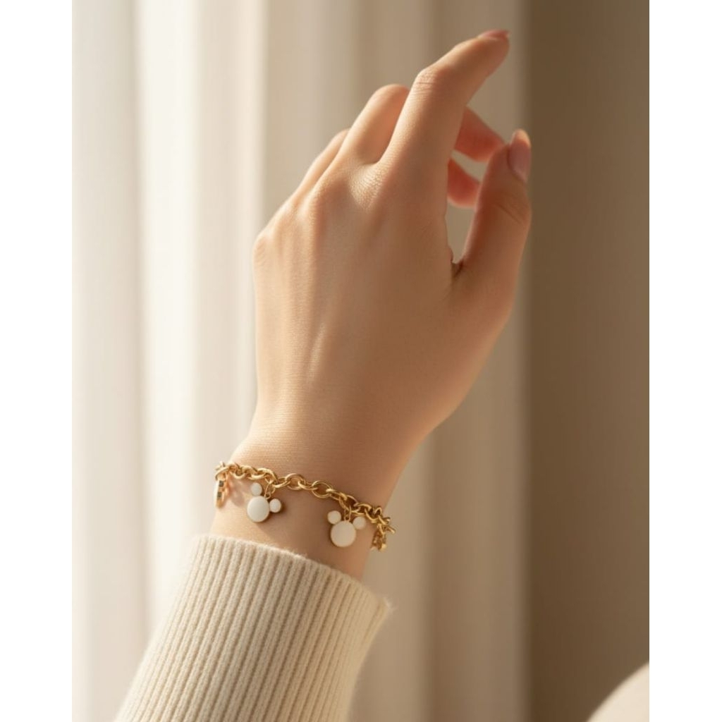 gelang rantai mk titanium