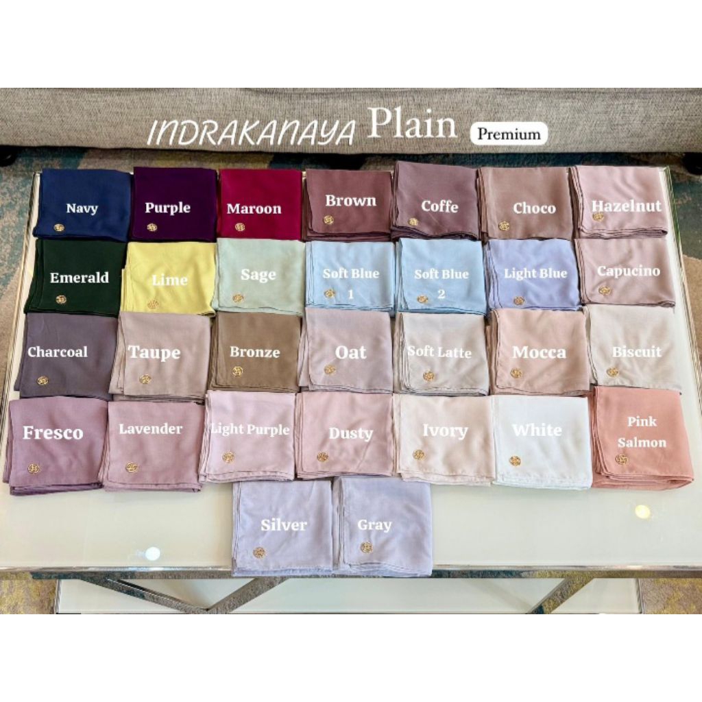 PROMO HIJAB INDRA KANAYA PREMIUM POLOS TERBARU BY.JOURNEY SCARVES