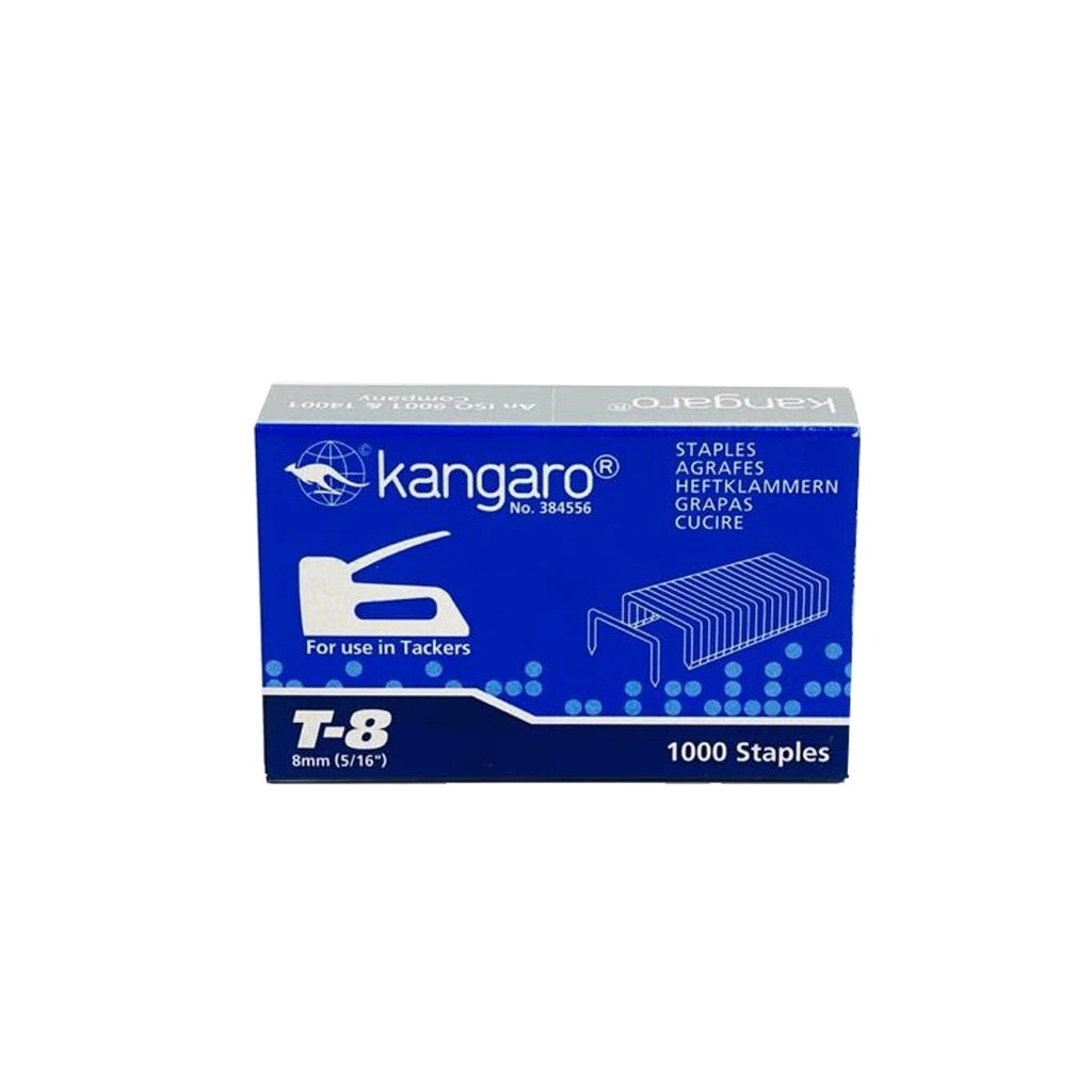 KANGARO - ISI STAPLES GUNTACKER / REFILL HEKTER TEMBAK / ANAK HEKTER TEMBAK T-8