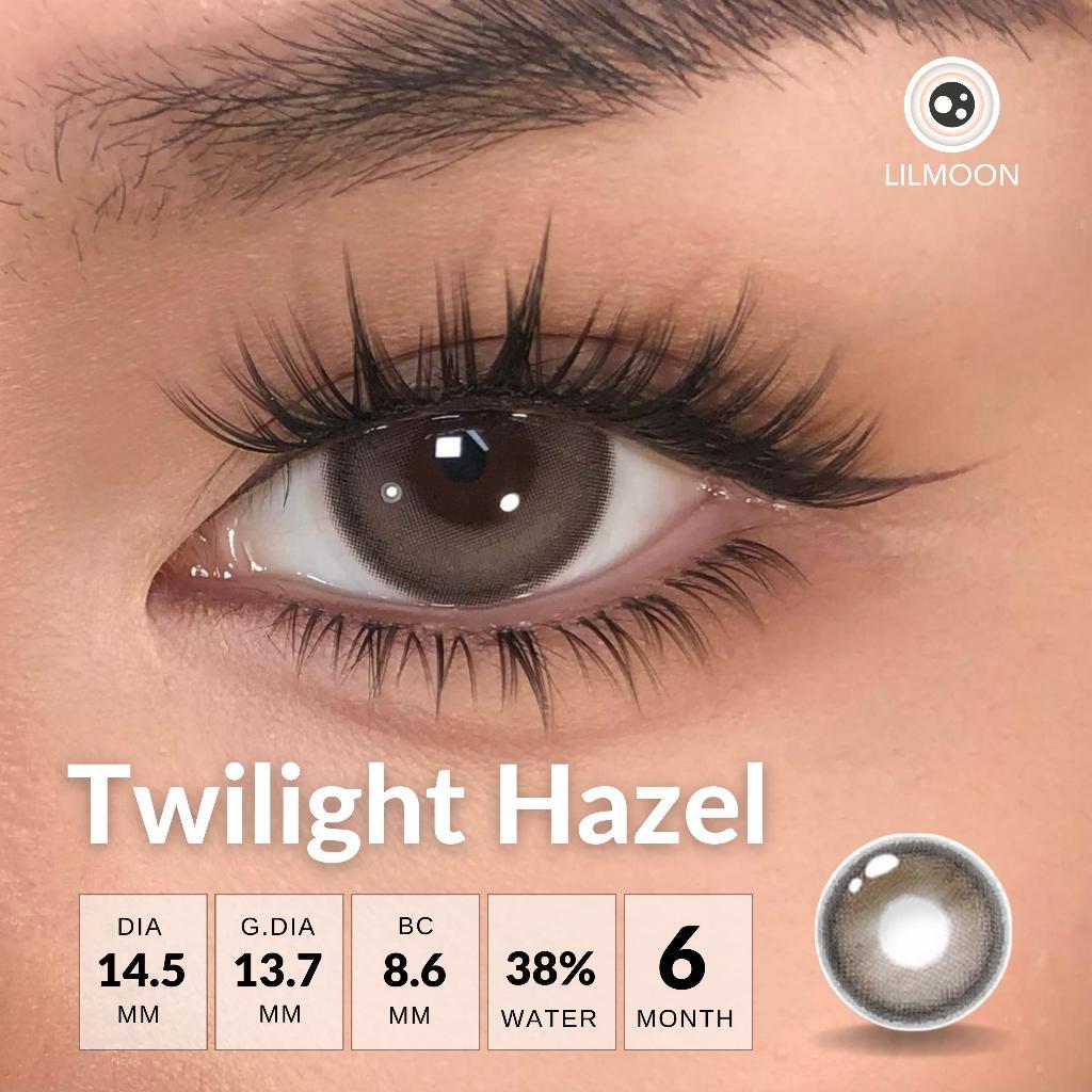 [Fuji Favorite] Lilmoon Softlens Twilight Golden Hazel – Softlens Minus 0 -8.50|Warna Natural|soflen
