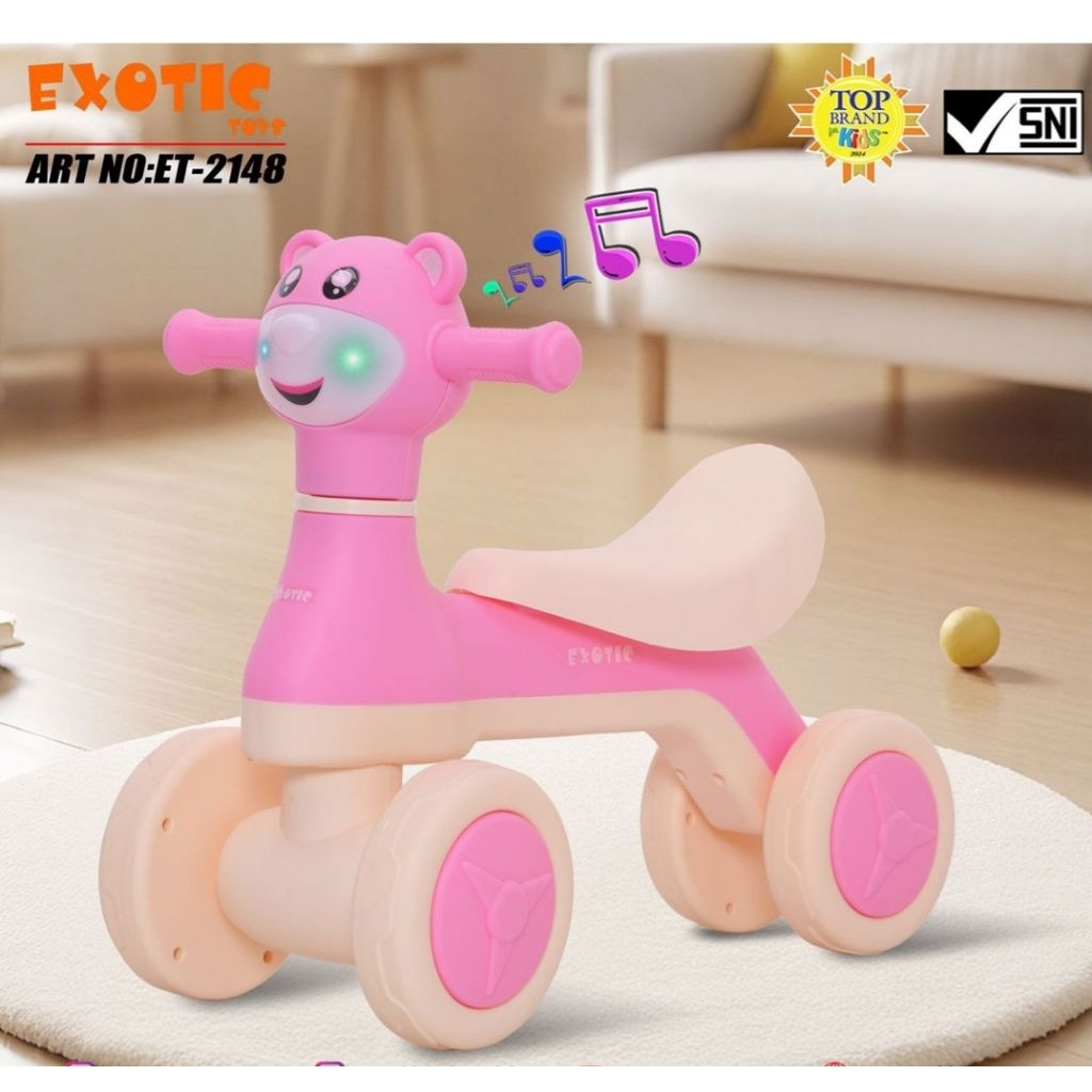 Exotik BALANCE BIKE ET-2148 Sepeda Anak Terlaris  Cocok Untuk koda Ulang Tahun Anak