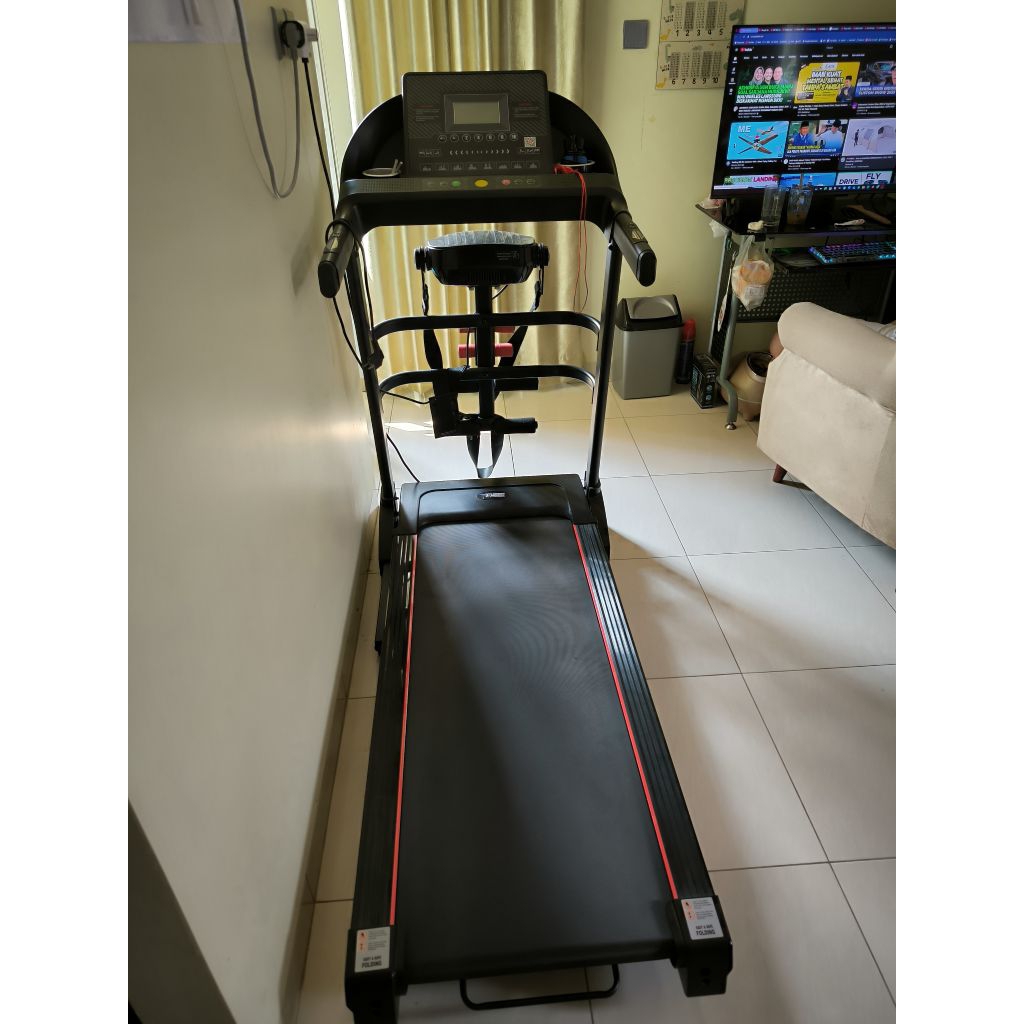 Treadmill Elektrik 5 in 1 Second/bekas like new