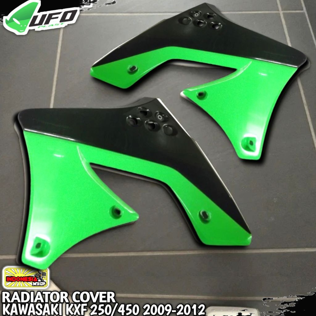 KAWASAKI KX - KXF 250 450 F 2009 2010 2011 2012 - UFO RADIATOR SCOOP TANK COVER BODY - SAYAP SAMPING