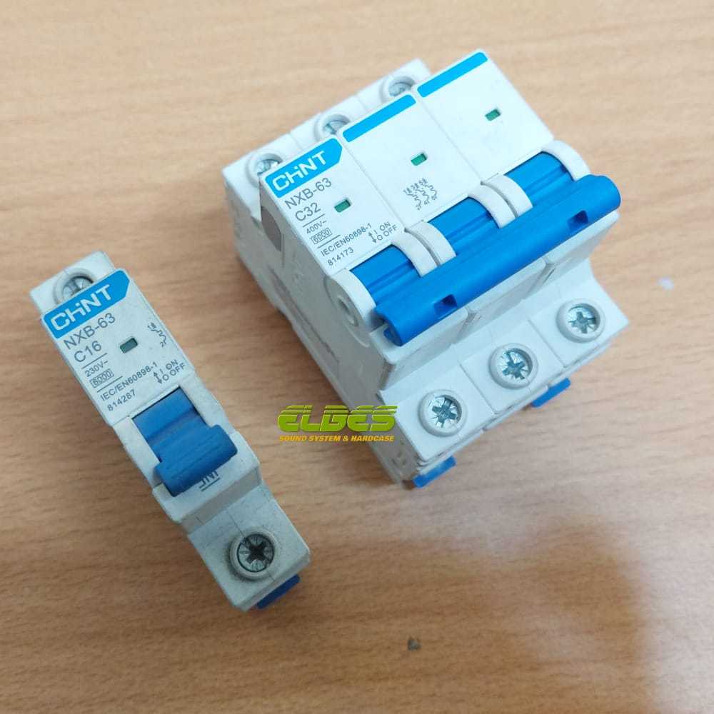 mcb CHINT 1P 16A, 3P 32A MCB CHINT C16 C32