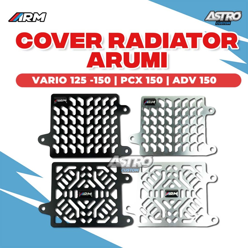 Cover Radiator FULL CNC Arumi ARM Vario 125 Vario 150 PCX 150 ADV 150 | NMAX AEROX LEXI