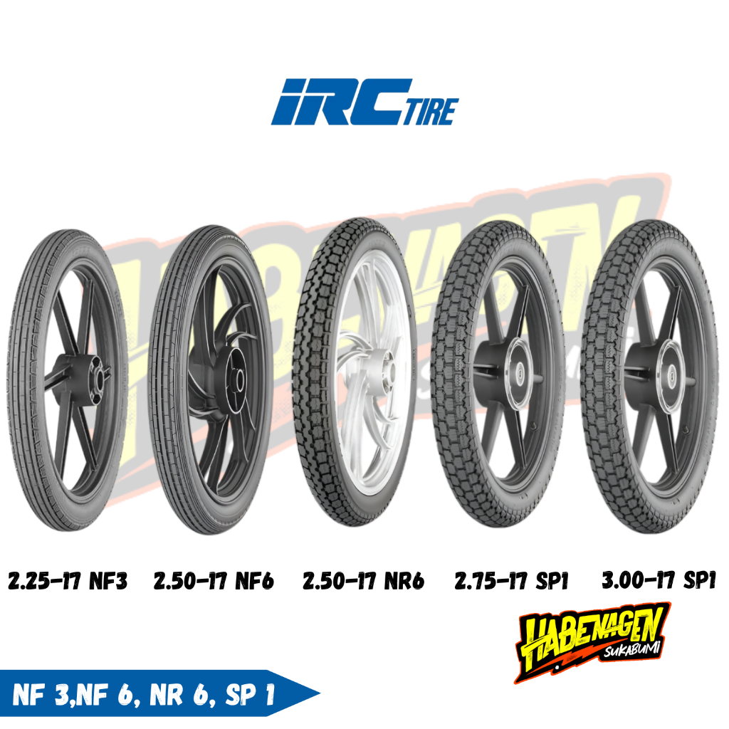 Ban Luar Klasik Classic 225 - 17 Nf 3 250 - 17 Nr 6 Nf 6 275 - 17 300 - 17 Sp1 Ring 17 Irc Tire