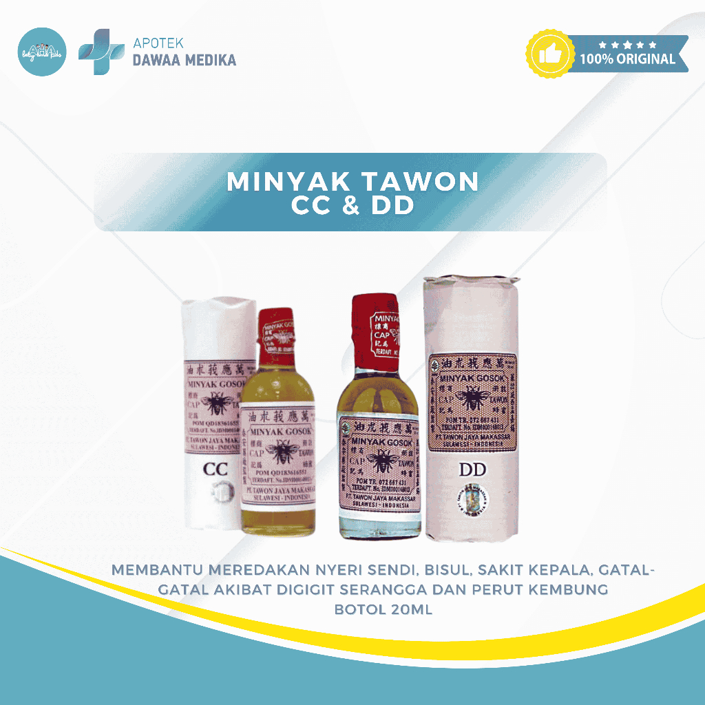 MINYAK TAWON ORIGINAL DD 30ML DAN CC 20ML
