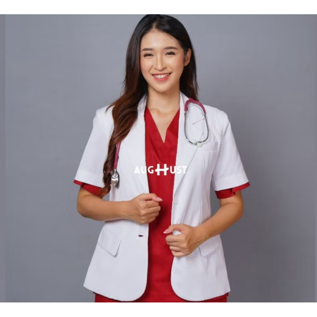 Preloved sneli dokter jas dokter by DUA SAUDARA ukuran L