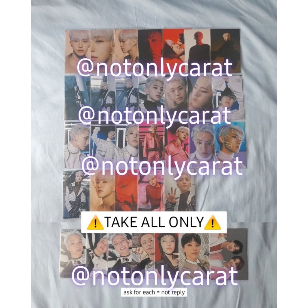 (TAKE ALL ONLY) seventeen hoshi photocard pc trading card tc spider special solo ttt mixtape individ