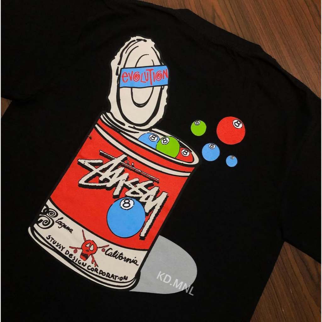 STUSSY 80S USA BLACK