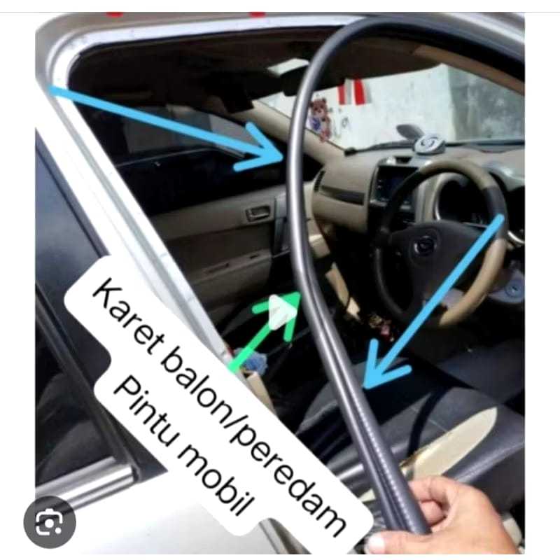 Karet Balon Peredam body Pintu Mobil Zebra Espass