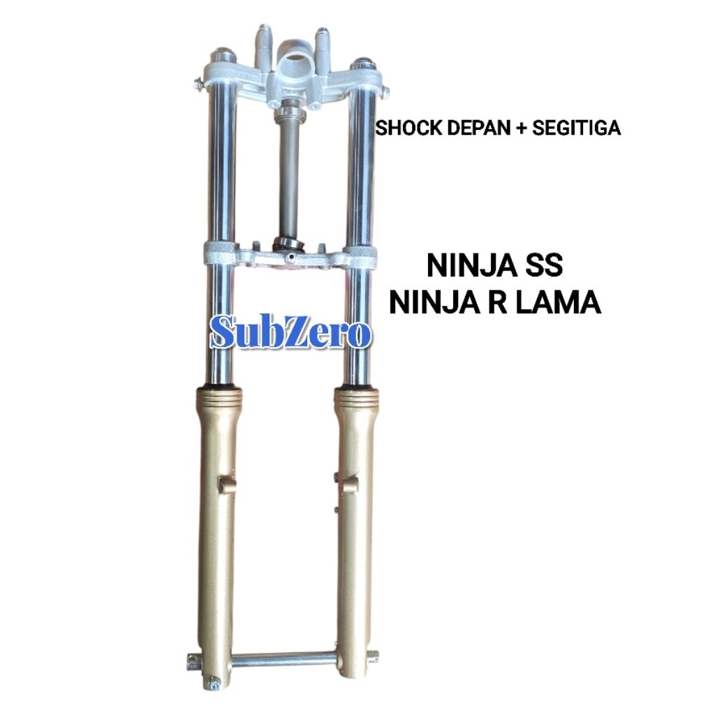 SHOCK DEPAN KOMPLIT + SEGITIGA KAWASAKI NINJA SS NINJA R LAMA NINJA 150 KUALITAS SUPER