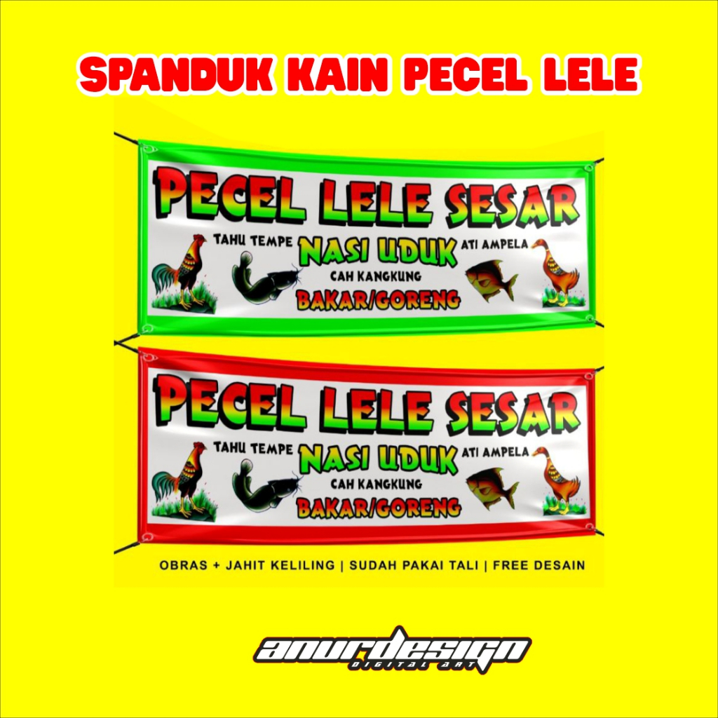 SPANDUK KAIN | SPANDUK PECEL LELE