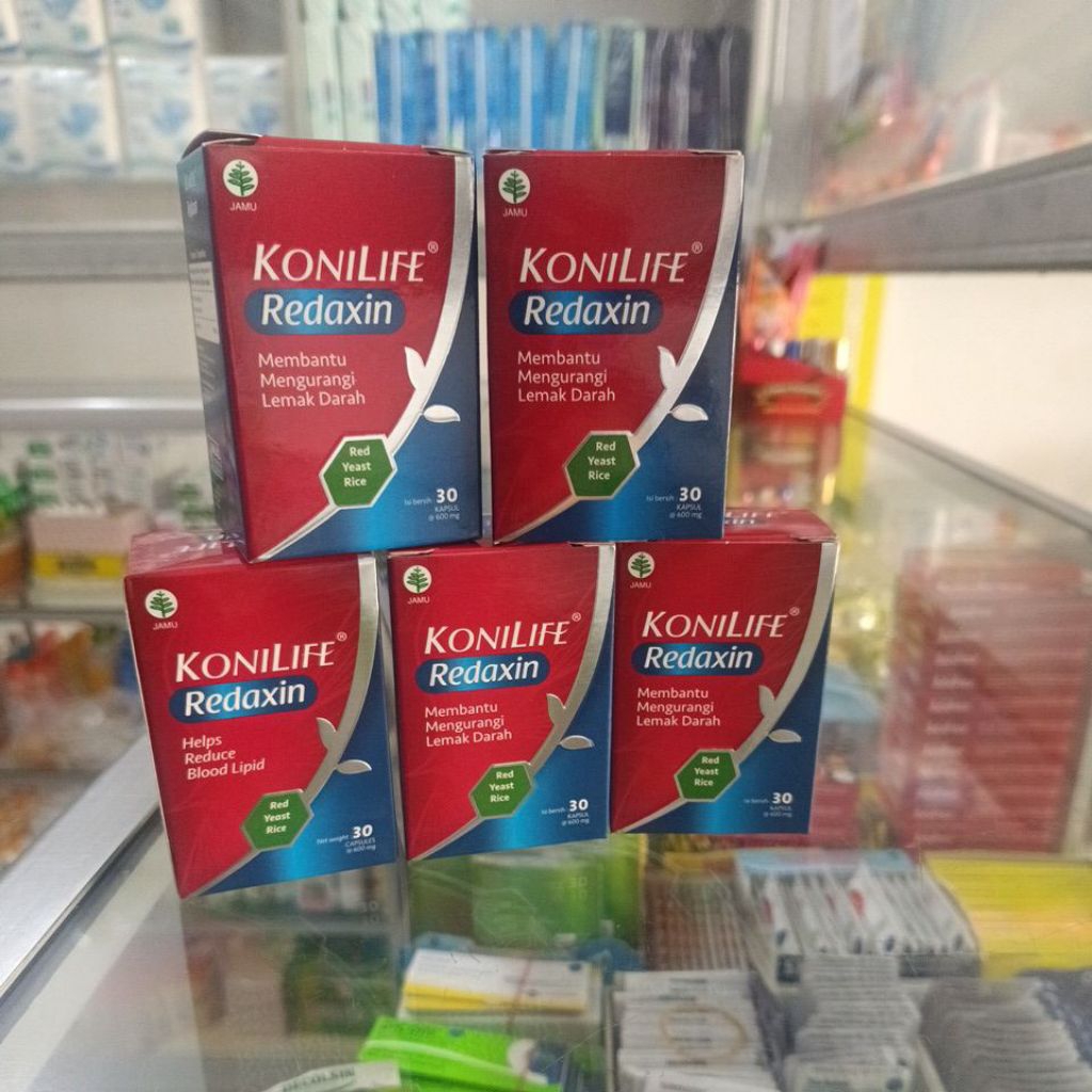 Redaxin Konilife ( menurunkan kolesterol, lemak dalam darah, naikkan. trombosit)