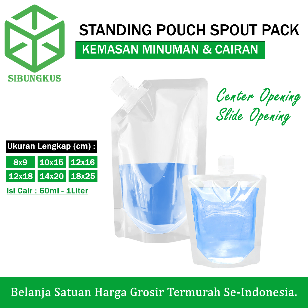 Standing Pouch Spout Food Grade Termurah
