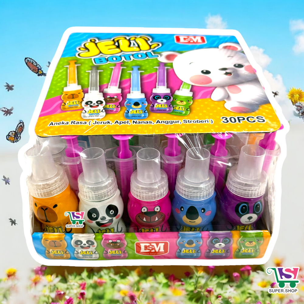 DSM Permen SUNTIKAN JELI BOTOL BOX (Isi 30 pcs)