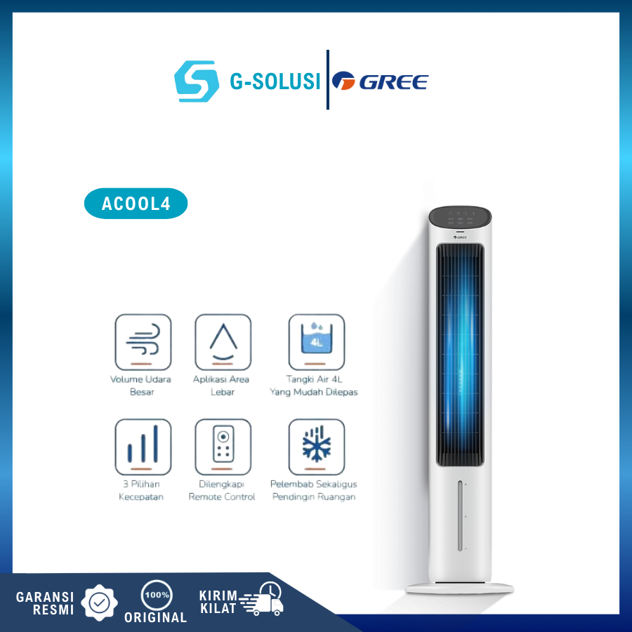 AIR COOLER GREE GT-ACOOL4 | G-SOLUSI AC | Home Appliances | Generator Anion | Humidifier