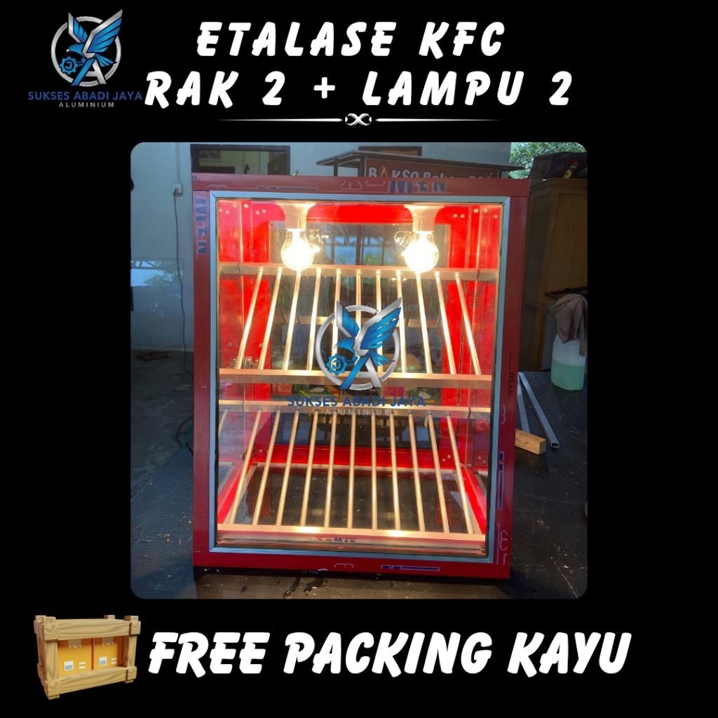 Etalase Kfc/etalase ayam geprek
