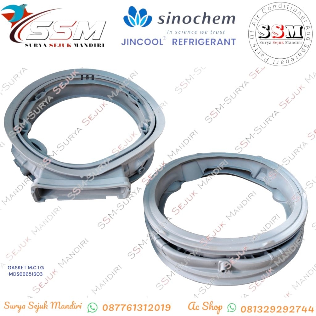 Karet Pintu Mesin Cuci LG Front loading MDS66651603 Gasket Mesin Cuci LG Front loading