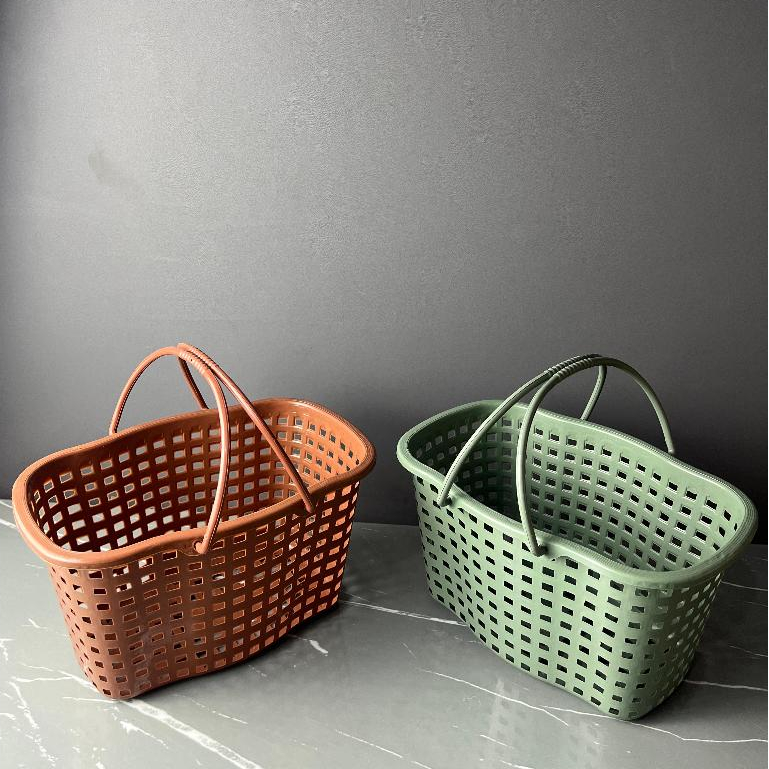 Keranjang Suneo / Keranjang Plastik Oval Bulat Segi / Keranjang Sabun Plastik