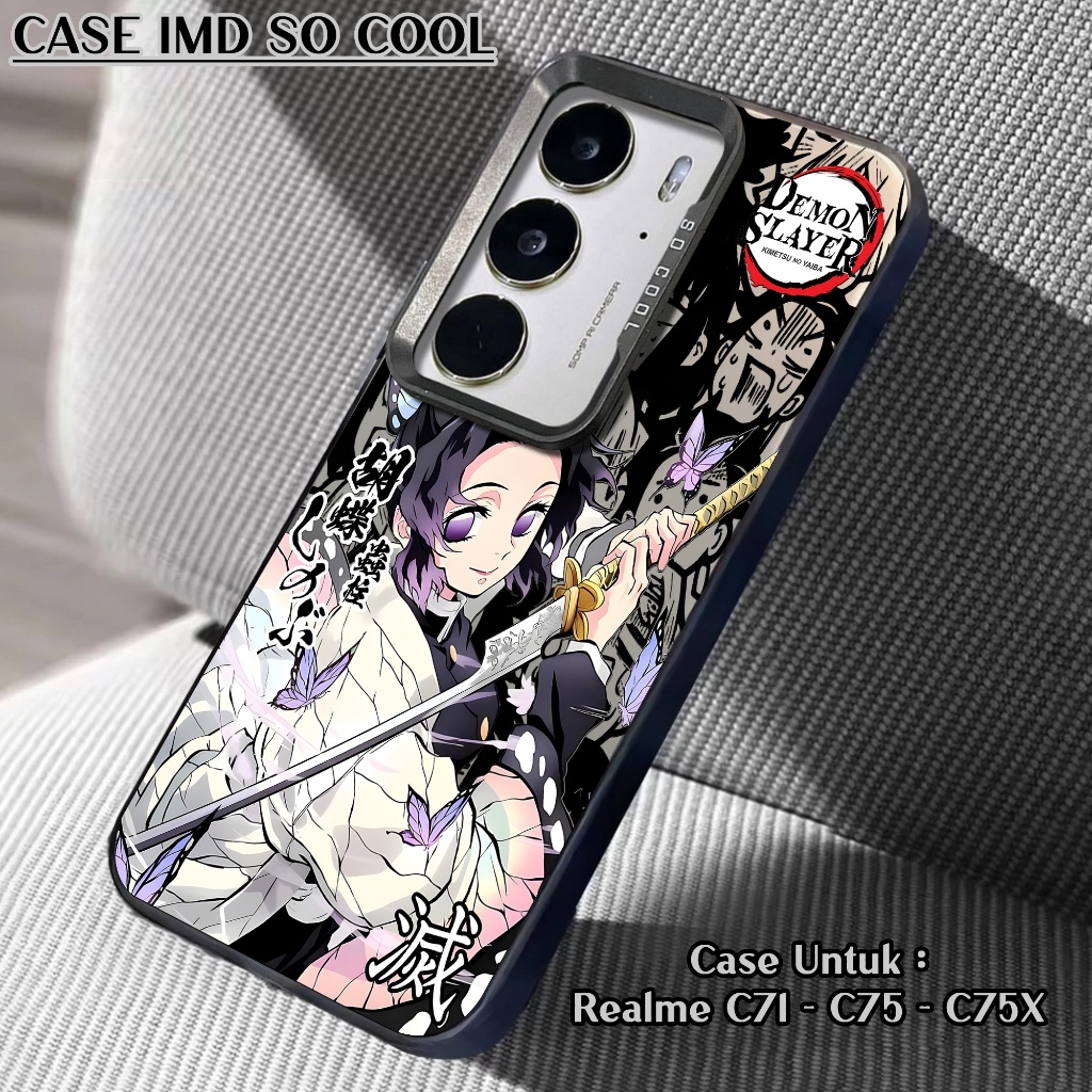 CASE REALME C71 - REALME C75 - REALME C75X - SO COOL HOLOGRAM PREMIUM MATTE Motif ANIME DEMON SLAYER