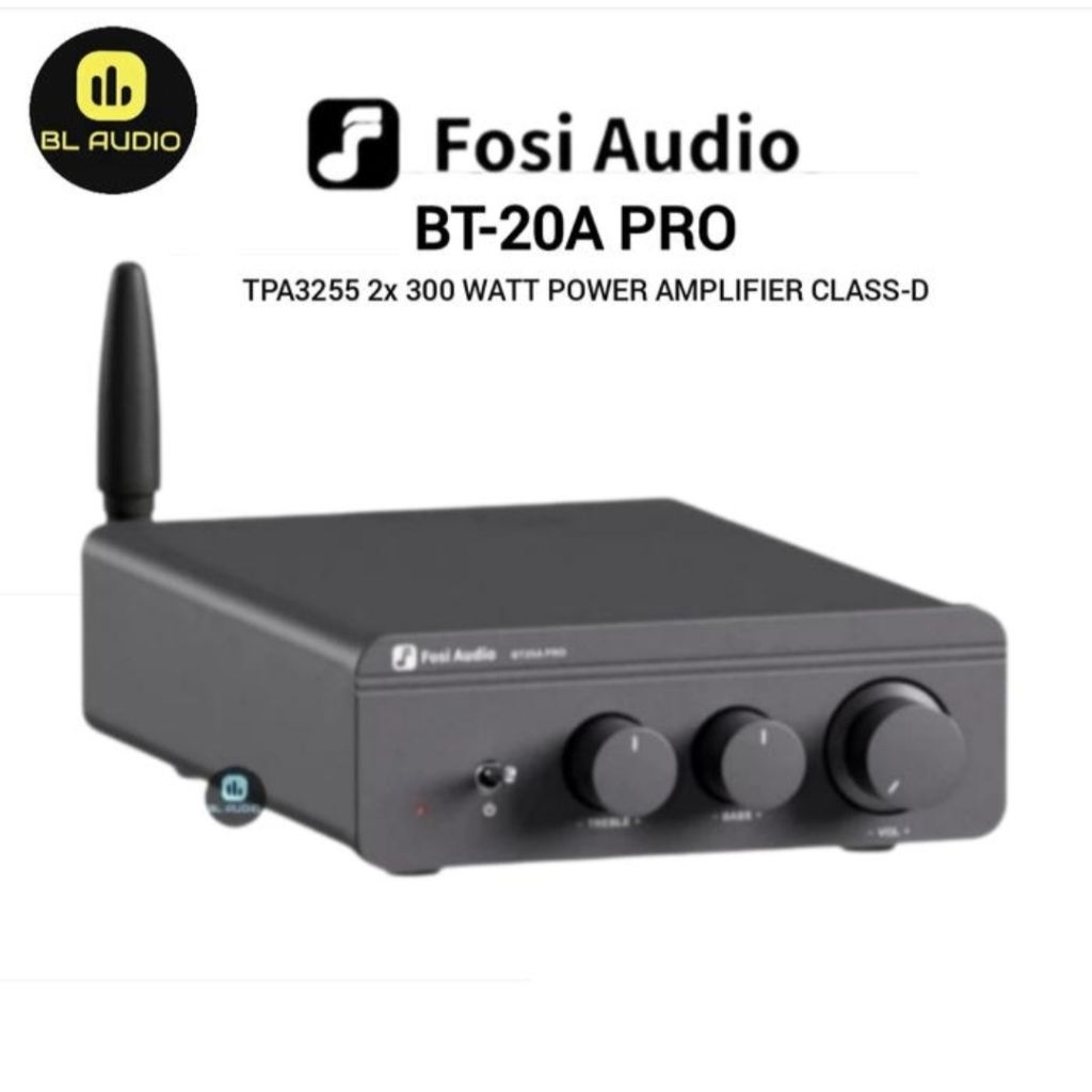 Fosi Audio BT20A Pro BT20APro BT20A Pro Stereo Integrated Amplifier with Bluetooth