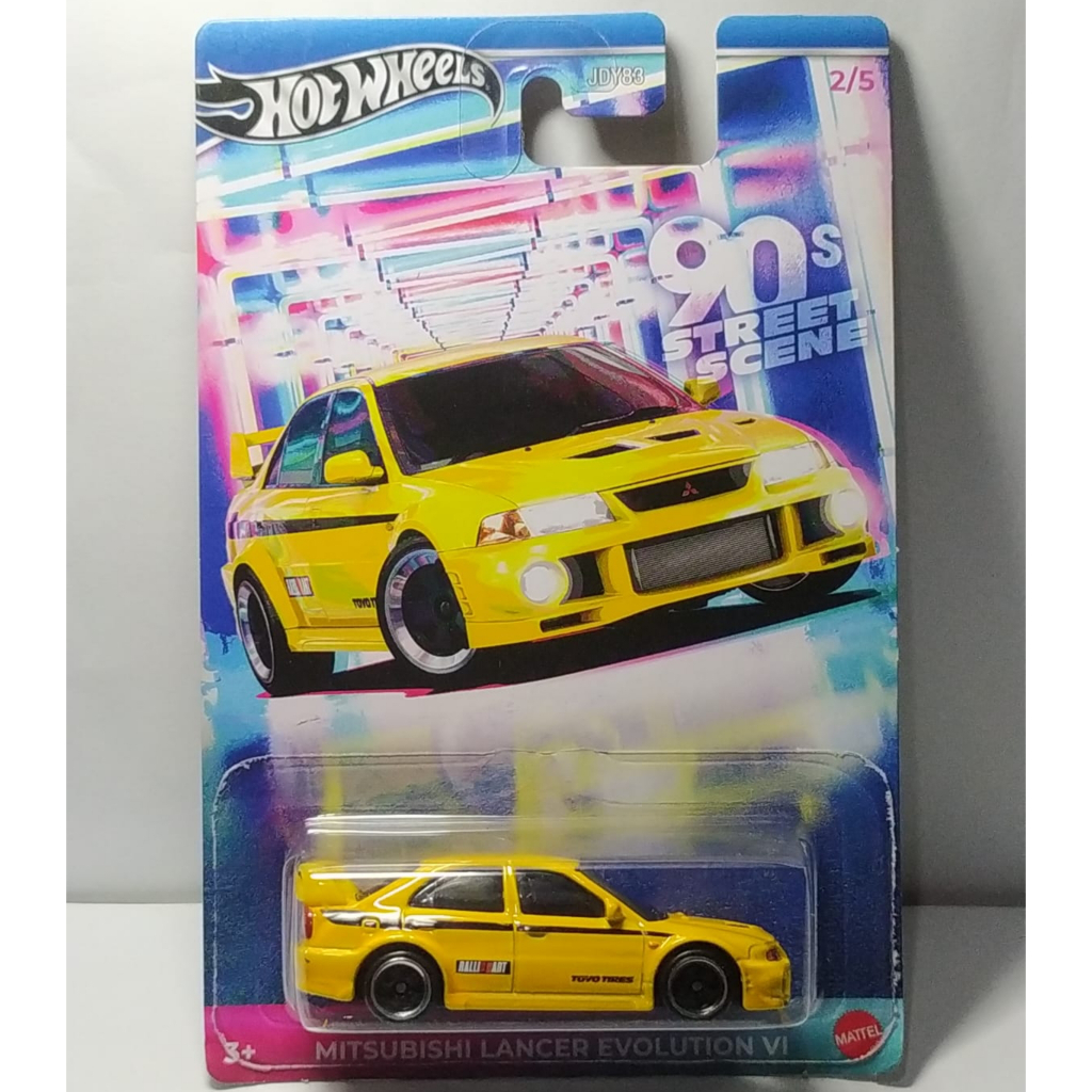HOT WHEELS 90'S STREET SCENE MITSUBISHI LANCER EVOLUTION VI