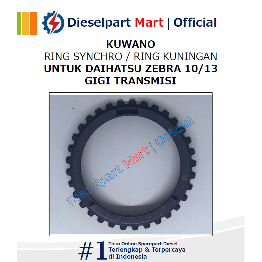 KUWANO RING SYNCHRO / RING KUNINGAN UNTUK DAIHATSU ZEBRA 10/13 GIGI TRANSMISI