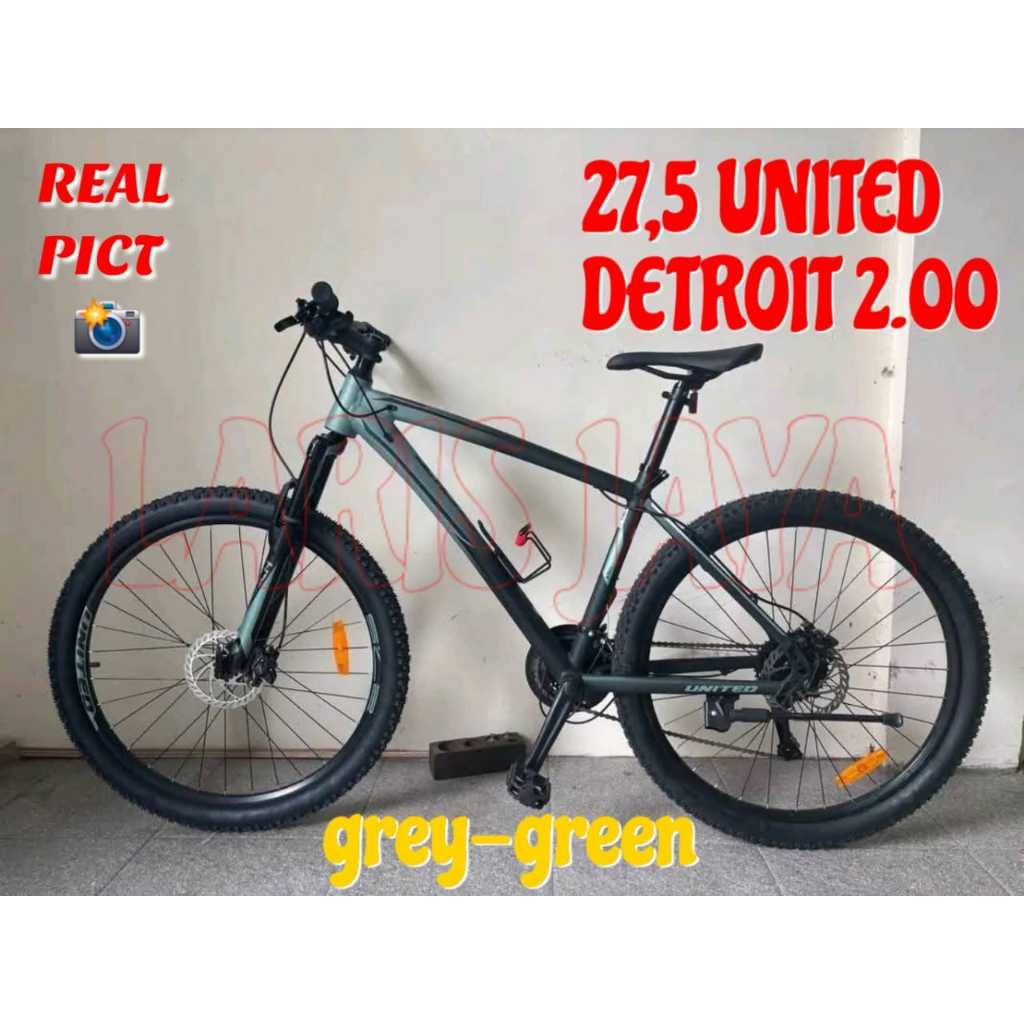 SEPEDA MTB PACIFIC VIGILON 4.1 SEPEDA GUNUNG MTB 27,5 united detroit 2.00 NEW
