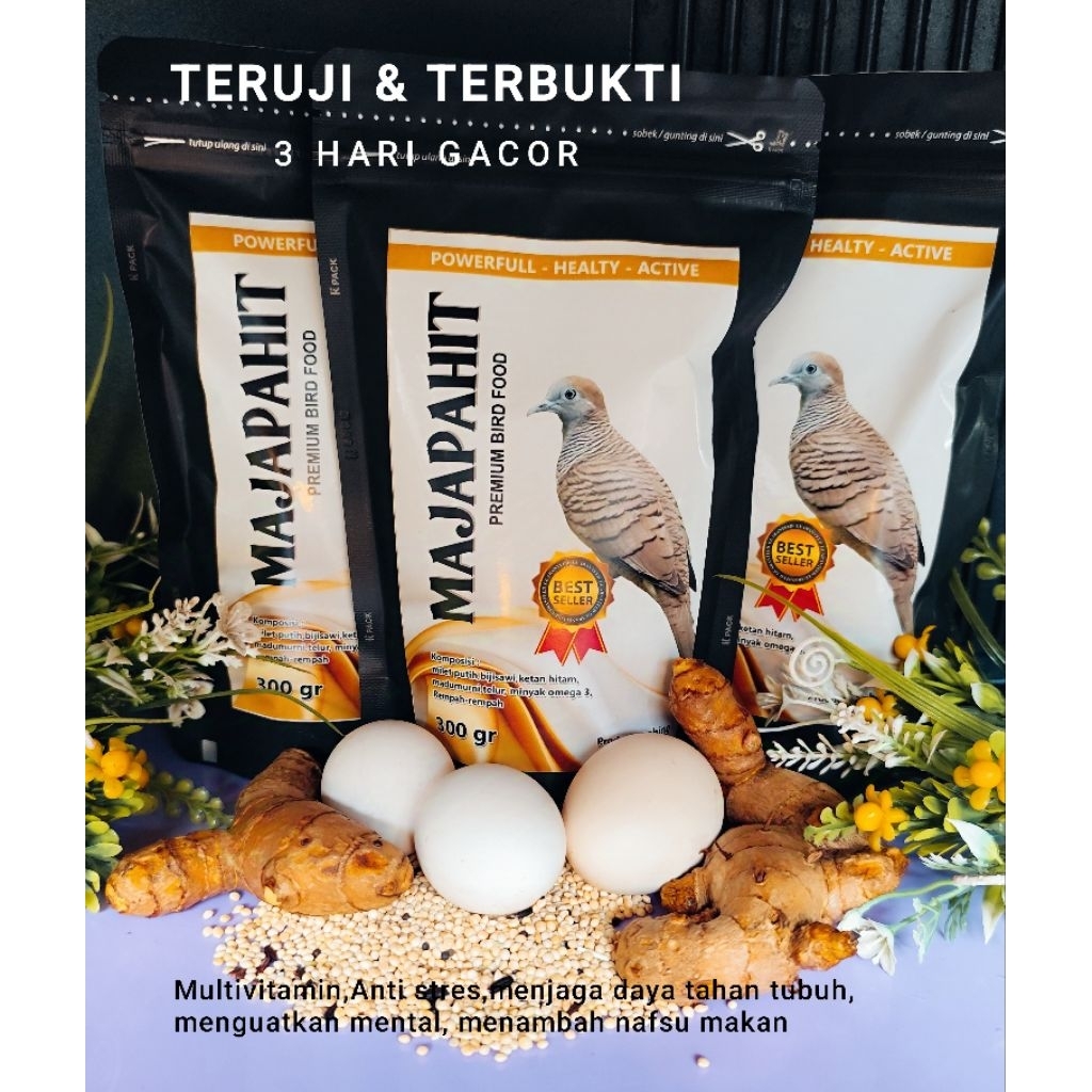(100 gram) Pakan Burung Perkutut Berkualitas Tinggi