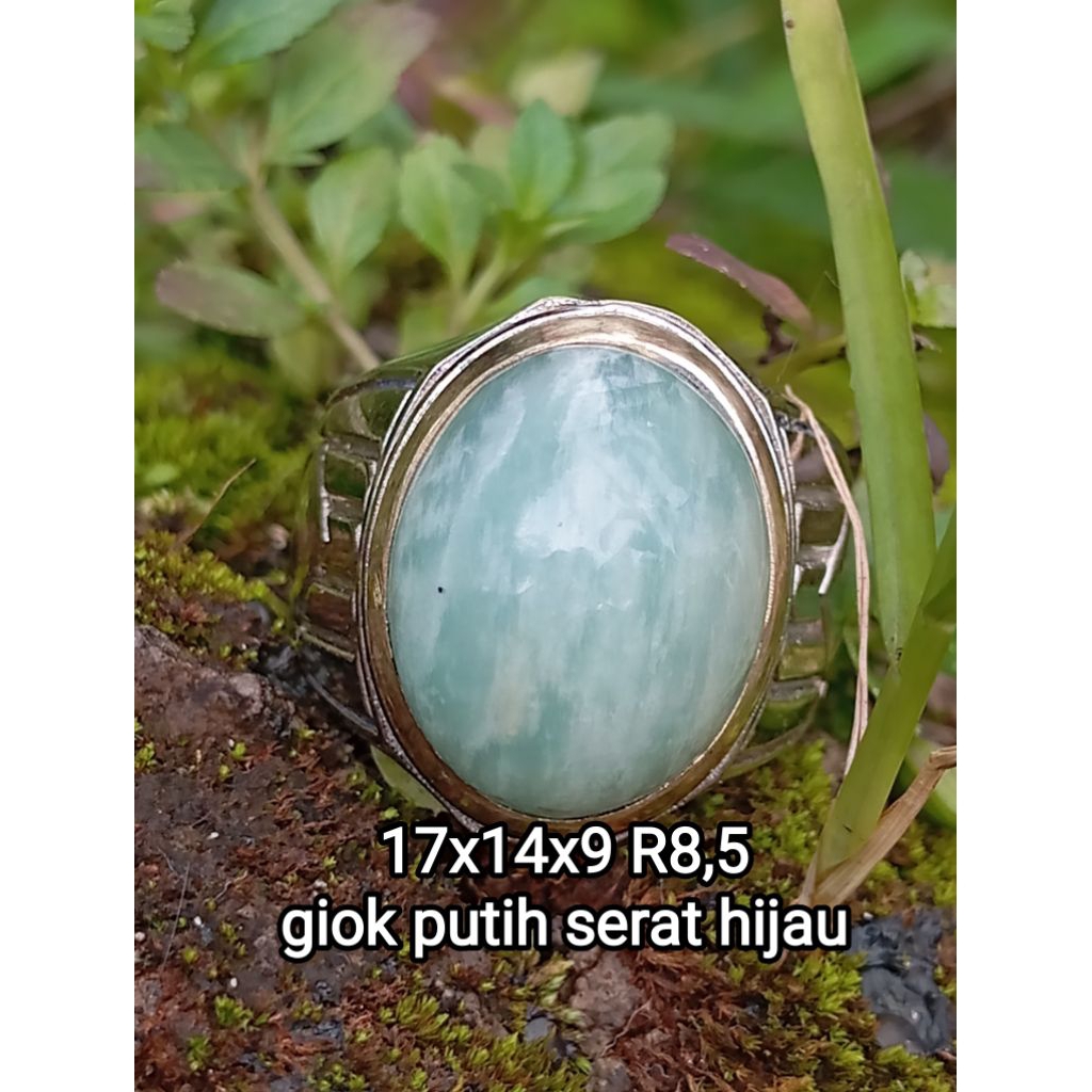 batu giok putih/batu bacan/batu garut