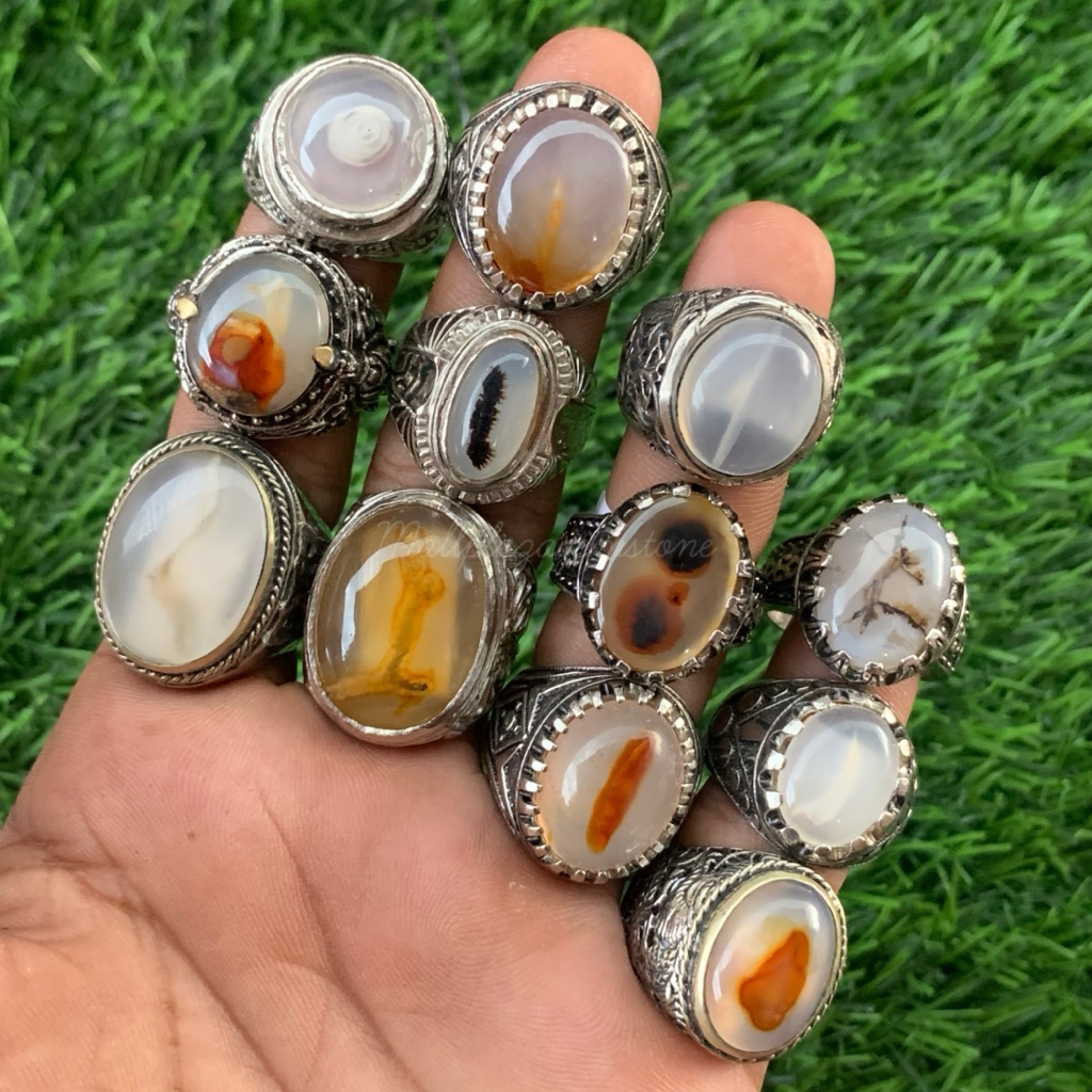 batu cincin anggur pacitan asli natural bermotif unik / cincin batu anggur pacitan / batu anggur pac