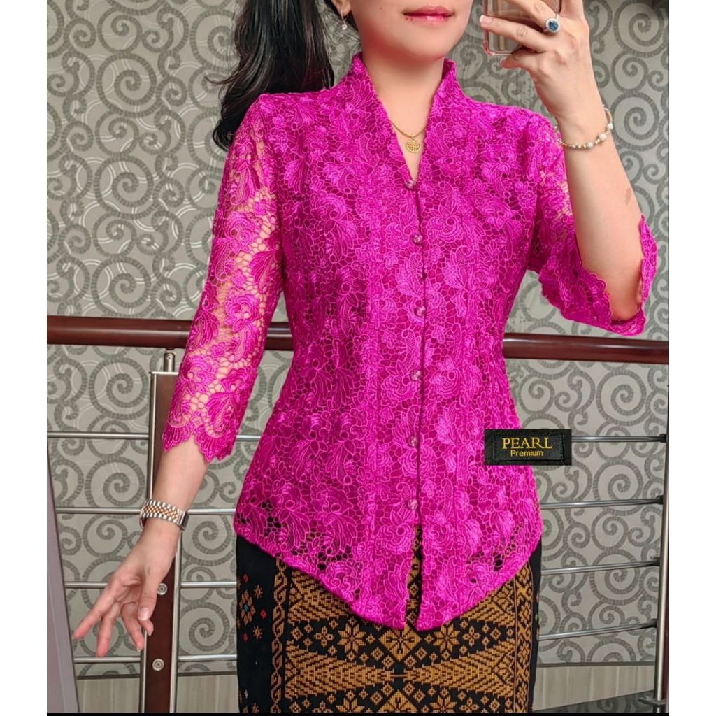 Blus Brokat Hoki Super Premium