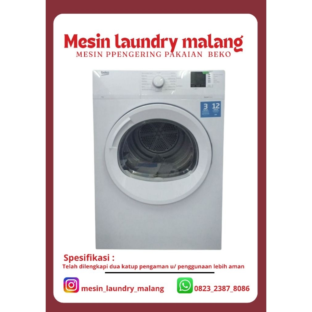 Mesin Pengering Pakaian Beko