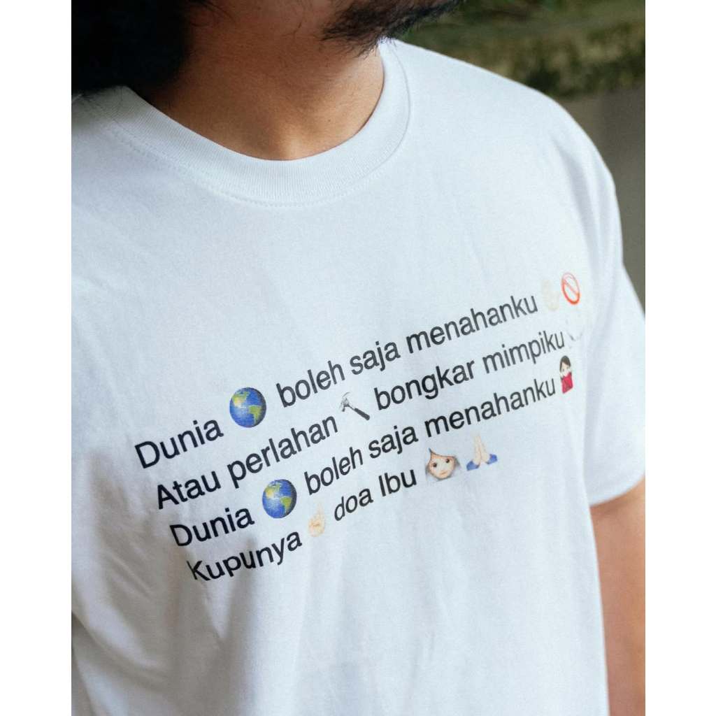Perunggu - Emoji | Tshirt (White)
