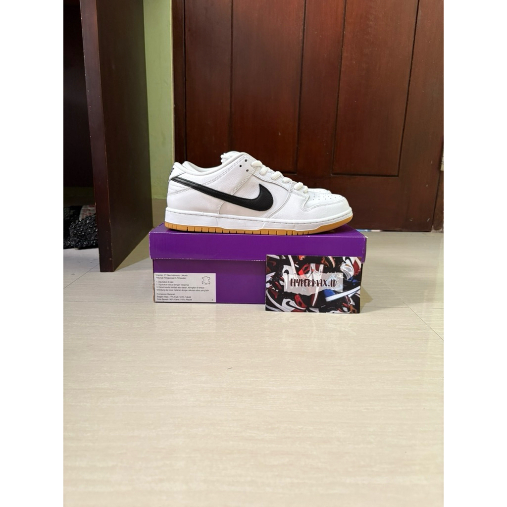 Nike sb dunk Low white gum