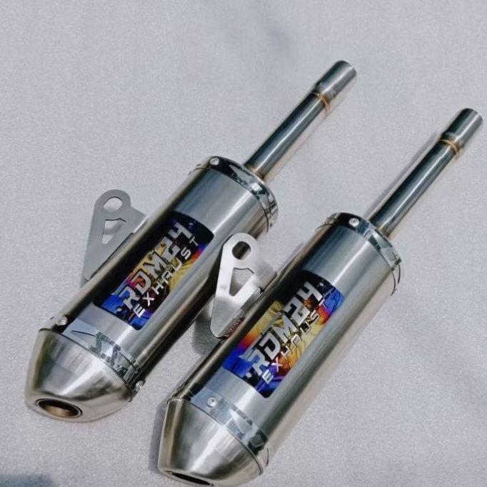RDM24 EXHAUST Canister only  for TS125 Dt125 MX klx125 Pipe Exhaust stainless steel full system