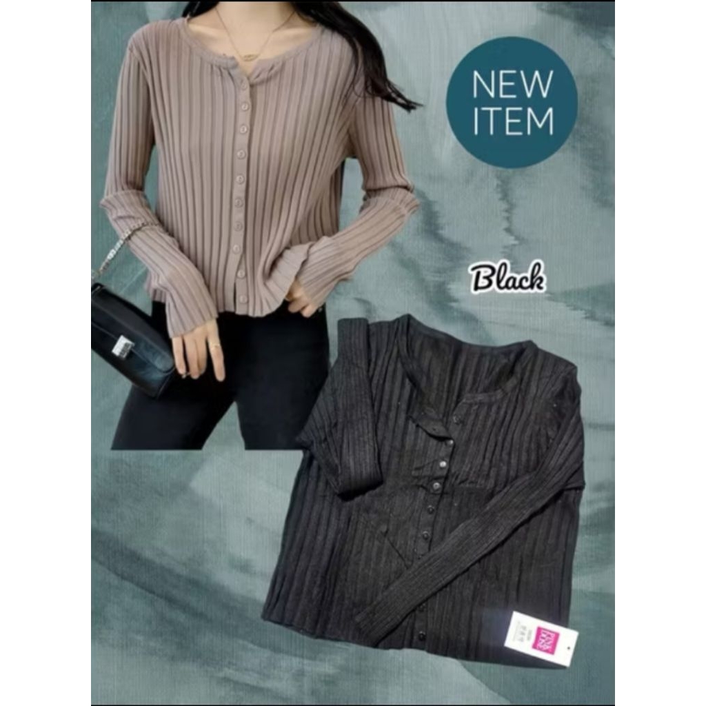 Cardigan Rajut Import Pinkdose Original