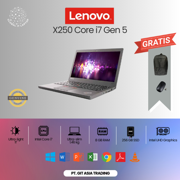 Lenovo X250 Core i7 Gen 5
